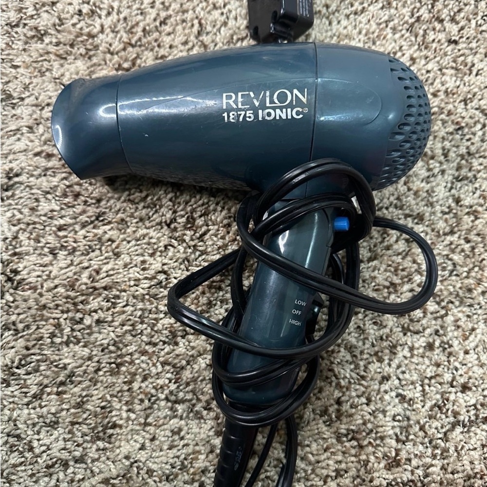 Revlon 1875 Ionic Travel Hair Dryer - Dark Teal & Black